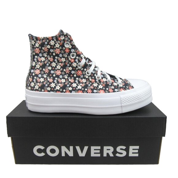 Converse CTAS Lift Platform Petite Floral Petals Womens Size 7.5 NEW - Picture 1 of 15